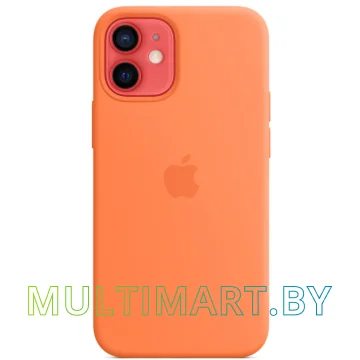 Чехол для телефона Apple MagSafe Silicone Case для iPhone 12 mini (кумкват) картинка 3